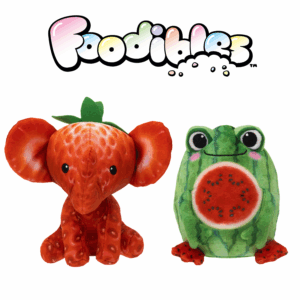 Foodibles Strawberry Elephant & Watermelon Frog